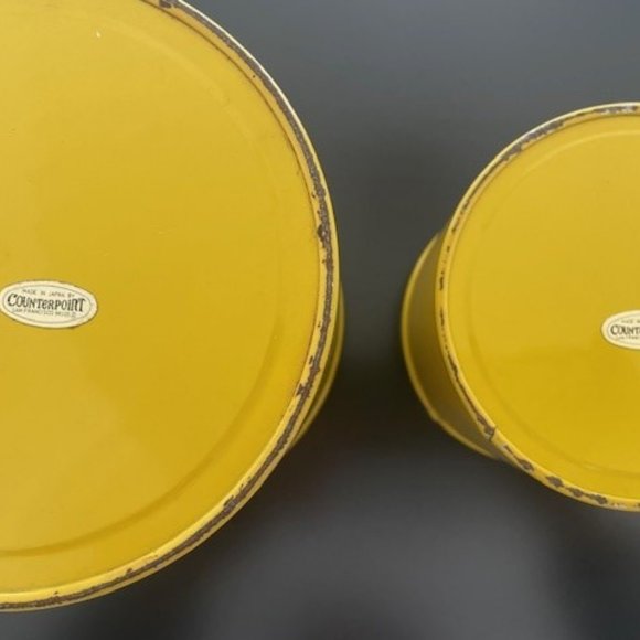 3 San Francisco Counterpoint Metal Canister Set Vintage (Japan) - Picture 2 of 10